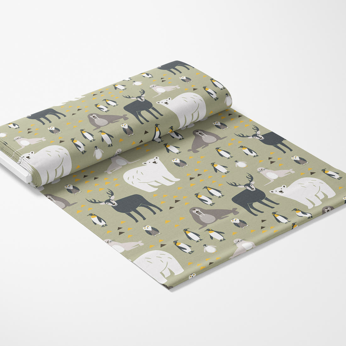 Little Black Kat 05 fabric – custom printed pre-order fabric Australia | Fabric by Missy Rose