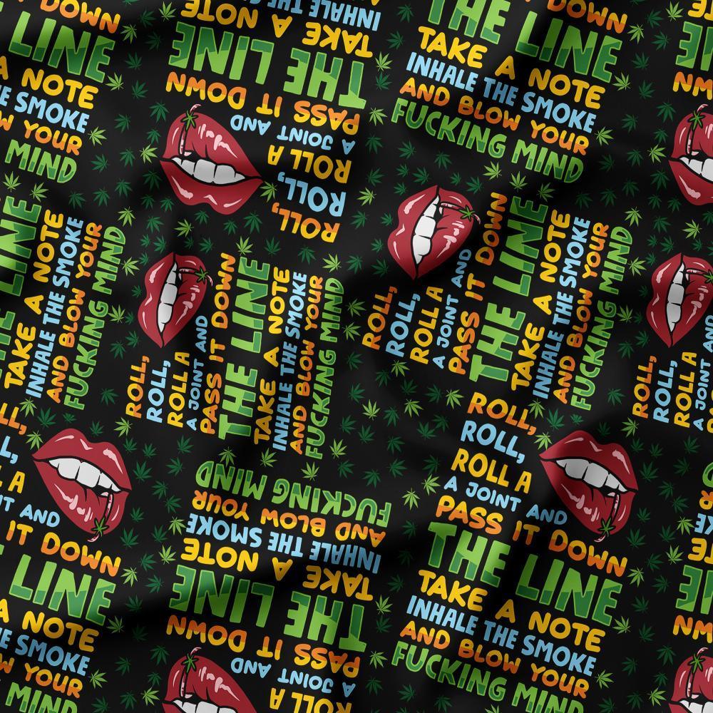Swear Word Fabric 397 – profanity fabric for sewing, custom printed Australia | Fabric by Missy Rose