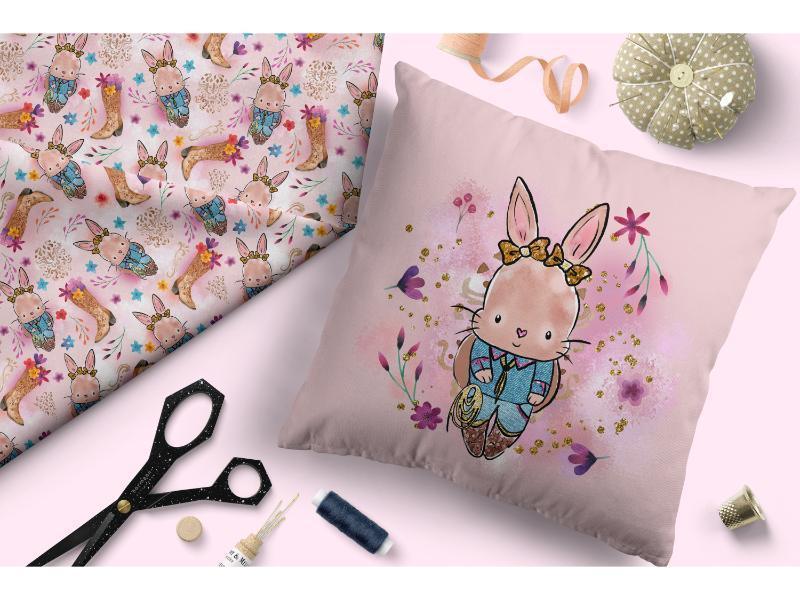 Design 399 Horse Riding Fabric – premium custom printed fabric for sewing | Fabric by Missy Rose
