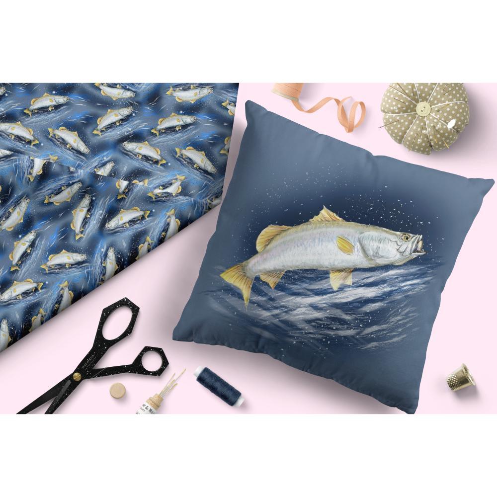 Design 410 Barramundi Fabric – pre-order designer fabric Australia | Fabric by Missy Rose