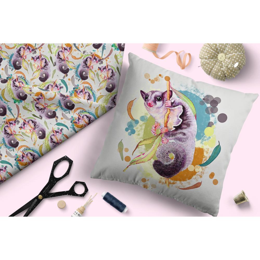 Design 412 Sugar Glider Fabric – premium custom printed fabric for sewing | Fabric by Missy Rose