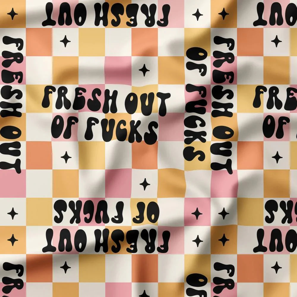 Swear Word Fabric 416 – swearing fabric custom printed Australia, made-to-order | Fabric by Missy Rose