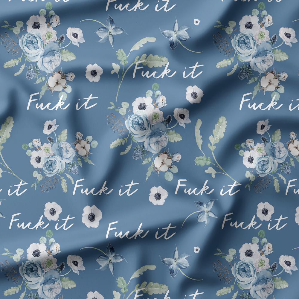 Swear Word Fabric 418 – profanity fabric for sewing, custom printed Australia | Fabric by Missy Rose