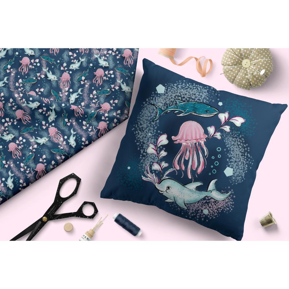 Design 420 Underwater Animals Fabric – pre-order designer fabric Australia | Fabric by Missy Rose