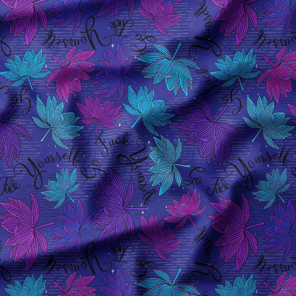 Swear Word Fabric 425 – swearing fabric custom printed Australia, made-to-order | Fabric by Missy Rose