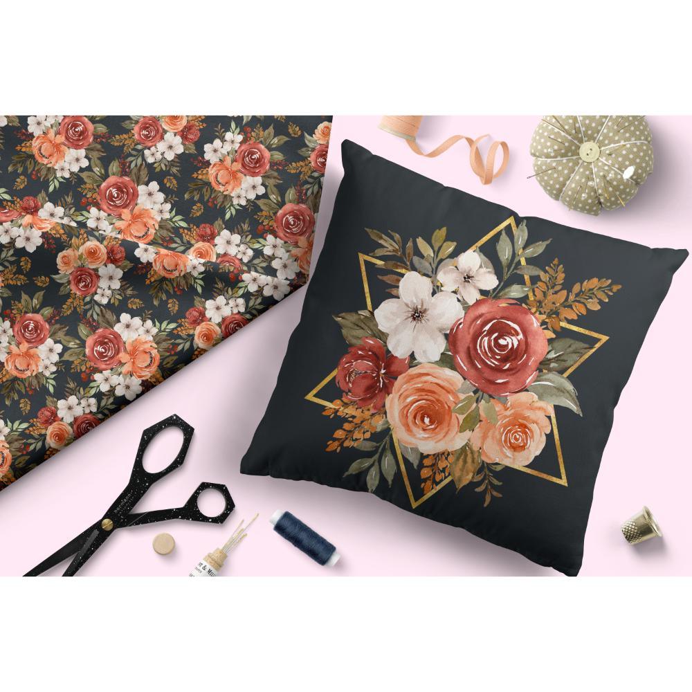 Design 427 Rustic Floral Fabric – Australian custom printed fabric pre-order | Fabric by Missy Rose