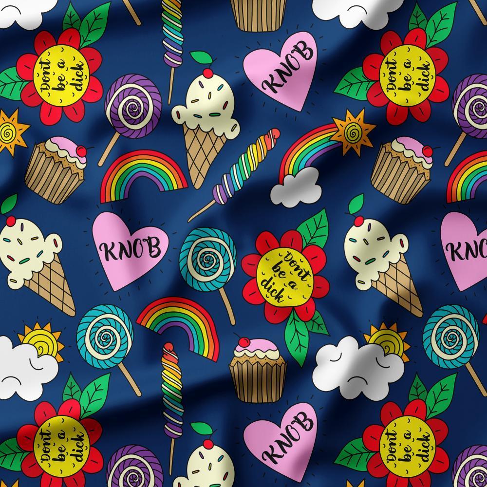Swear Word Fabric 428 – profanity fabric for sewing, custom printed Australia | Fabric by Missy Rose