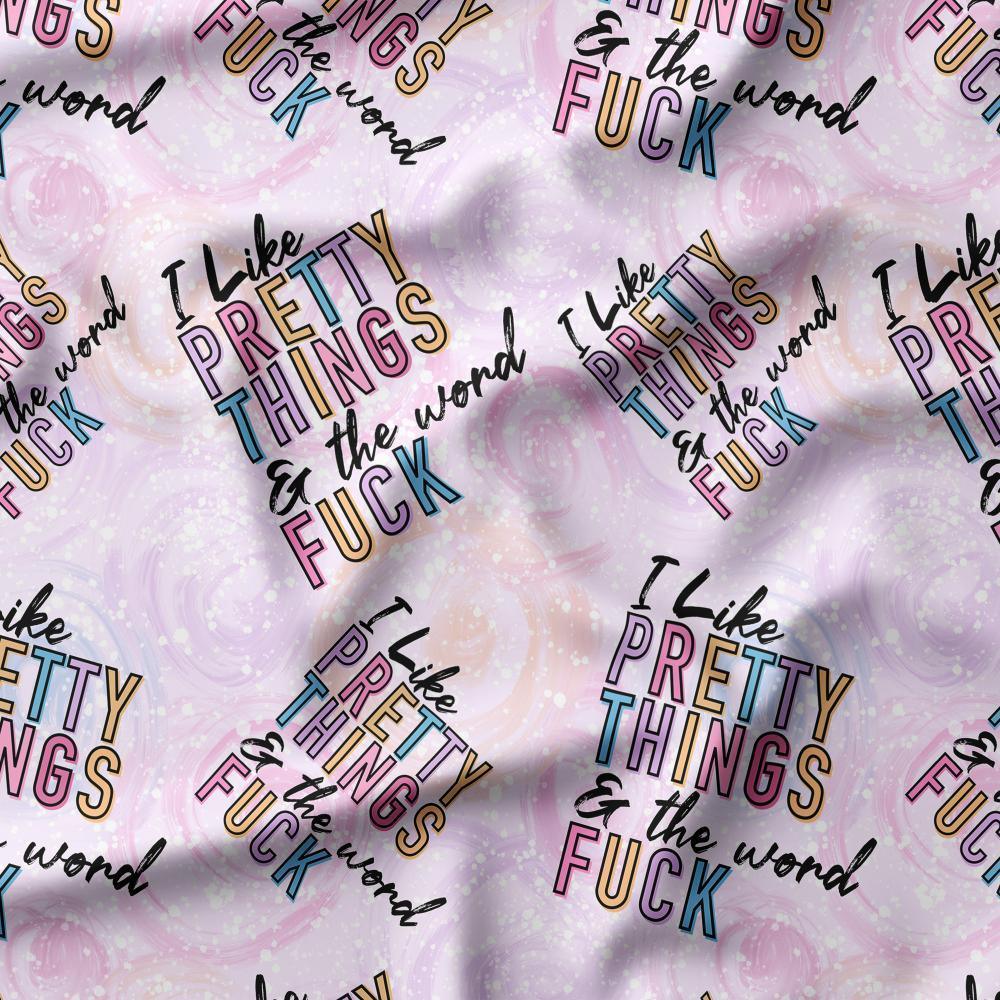 Swear Word Fabric 441 – profanity fabric for sewing, custom printed Australia | Fabric by Missy Rose