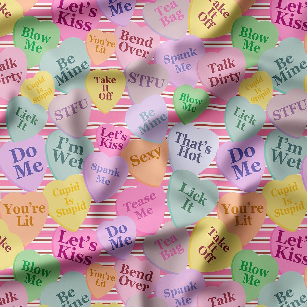 Swear Word Fabric 444 – swearing fabric custom printed Australia, made-to-order | Fabric by Missy Rose