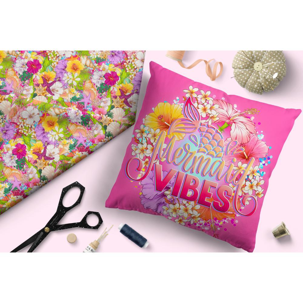 Design 445 Tropical Floral Fabric – pre-order designer fabric Australia | Fabric by Missy Rose