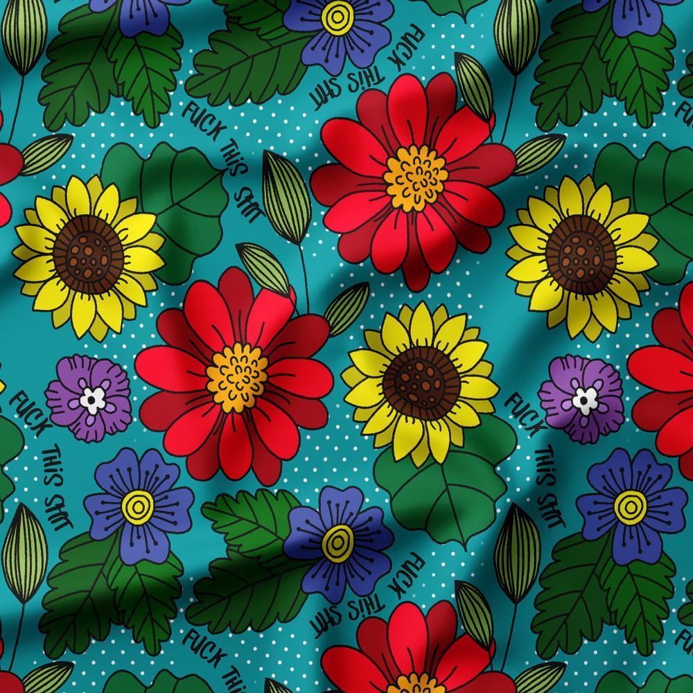Swear Word Fabric 446 – profanity fabric for sewing, custom printed Australia | Fabric by Missy Rose