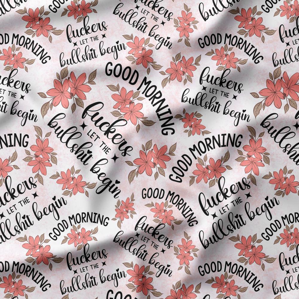 Swear Word Fabric 450 – swearing fabric custom printed Australia, made-to-order | Fabric by Missy Rose