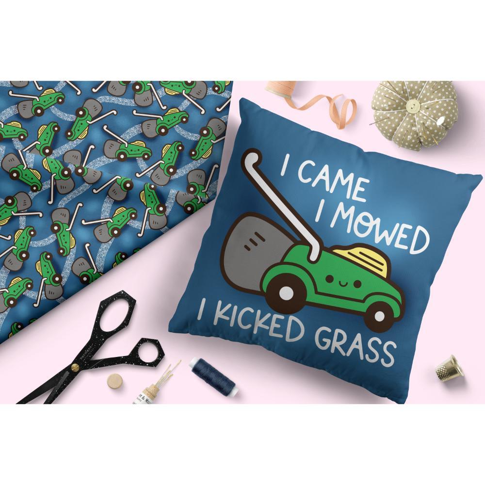 Design 455 Lawnmower Fabric – pre-order designer fabric Australia | Fabric by Missy Rose