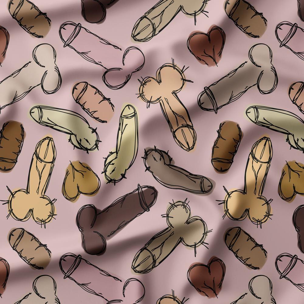 Swear Word Fabric 457 – profanity fabric for sewing, custom printed Australia | Fabric by Missy Rose
