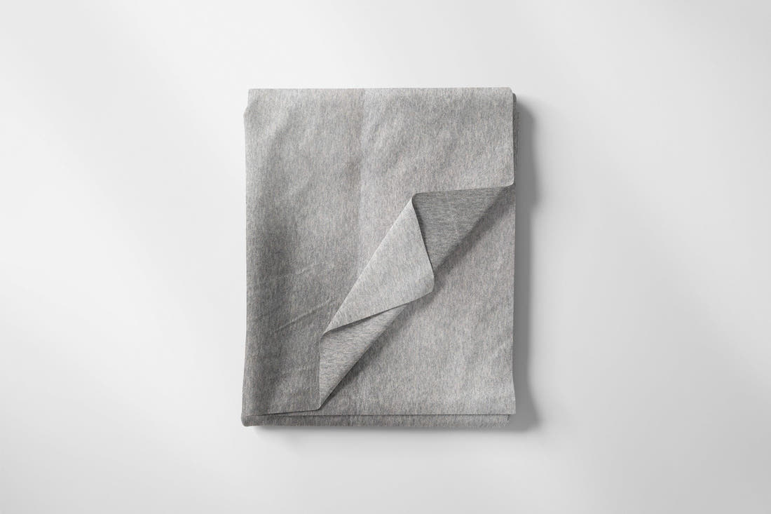 Heathered Grey Solid Knit 220 Fabric – custom printed pre-order fabric Australia | Fabric by Missy Rose