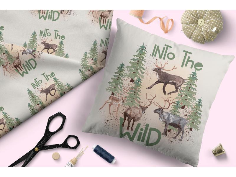Design 46 Wilderness Fabric – premium custom printed fabric for sewing | Fabric by Missy Rose