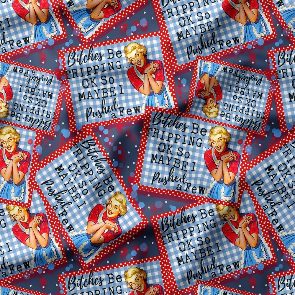 Novelty Swearing Fabric 47 – rude funny novelty fabric, pre-order by the metre | Fabric by Missy Rose