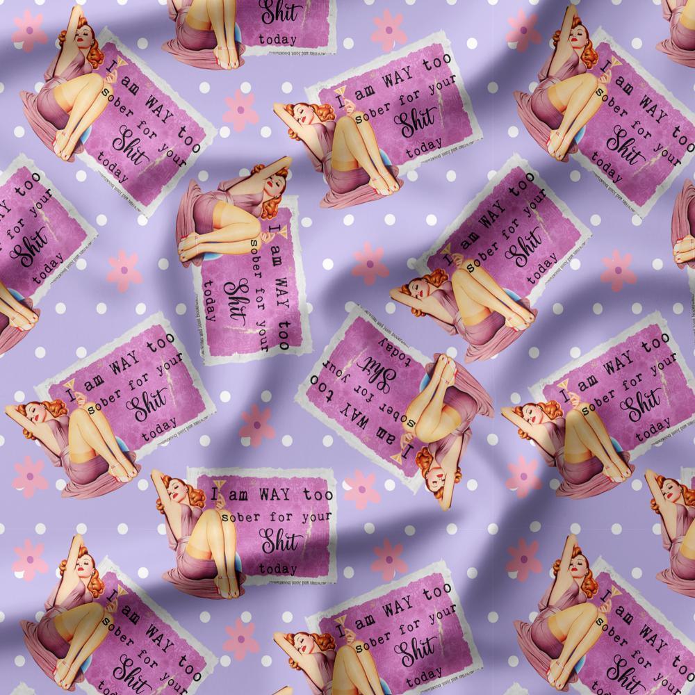 Swear Word Fabric 480 – profanity fabric for sewing, custom printed Australia | Fabric by Missy Rose