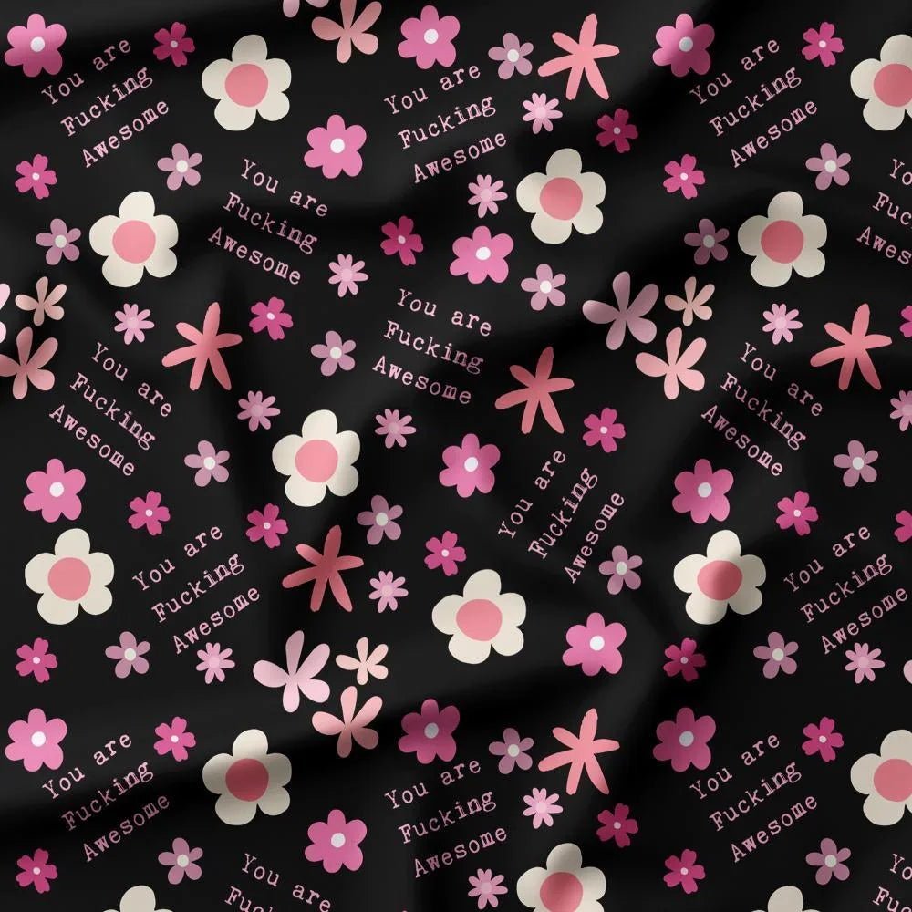 Swear Word Fabric 486 – swearing fabric custom printed Australia, made-to-order | Fabric by Missy Rose