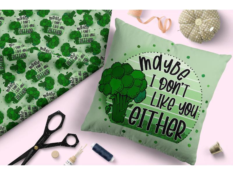 Design 48 Broccoli Fabric – custom printed pre-order fabric Australia | Fabric by Missy Rose
