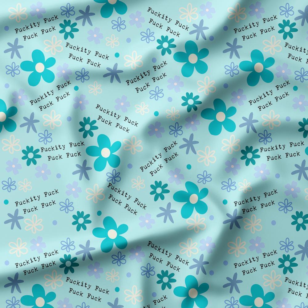 Swear Word Fabric 496 – profanity fabric for sewing, custom printed Australia | Fabric by Missy Rose