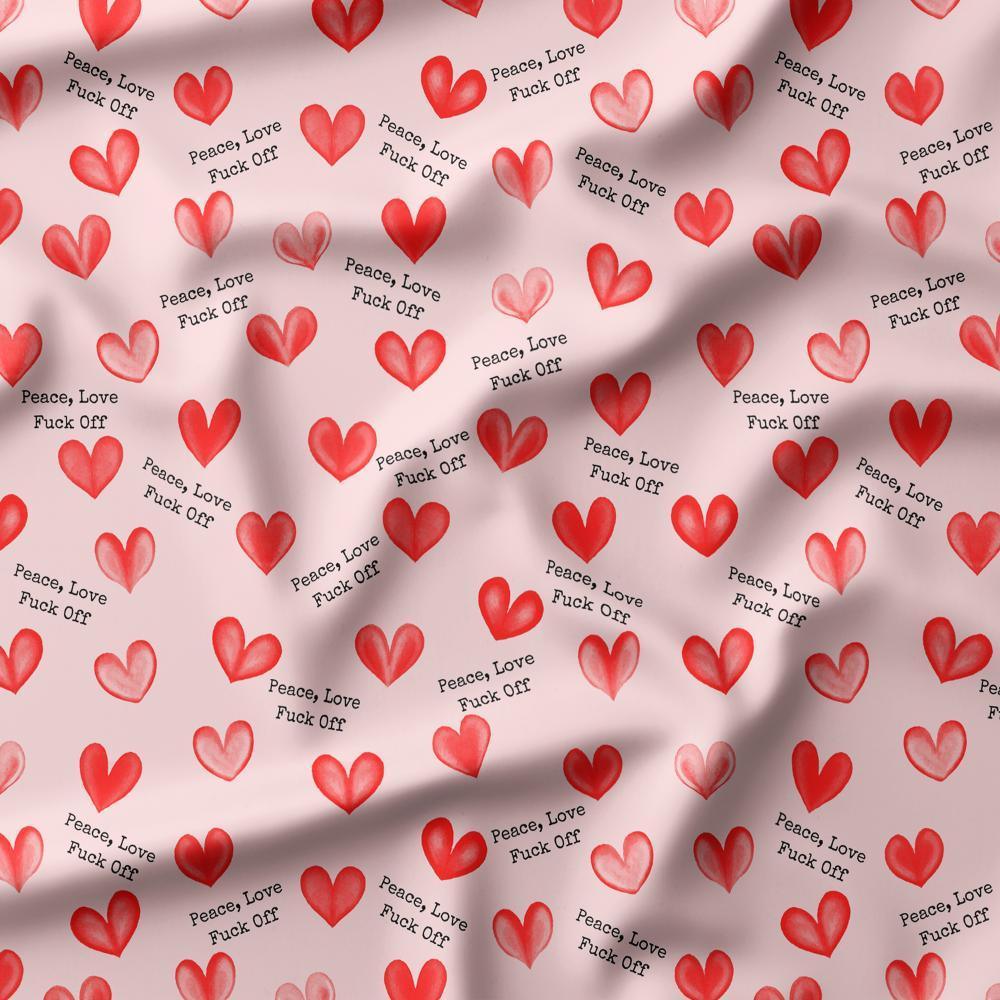 Swear Word Fabric 498 – profanity fabric for sewing, custom printed Australia | Fabric by Missy Rose