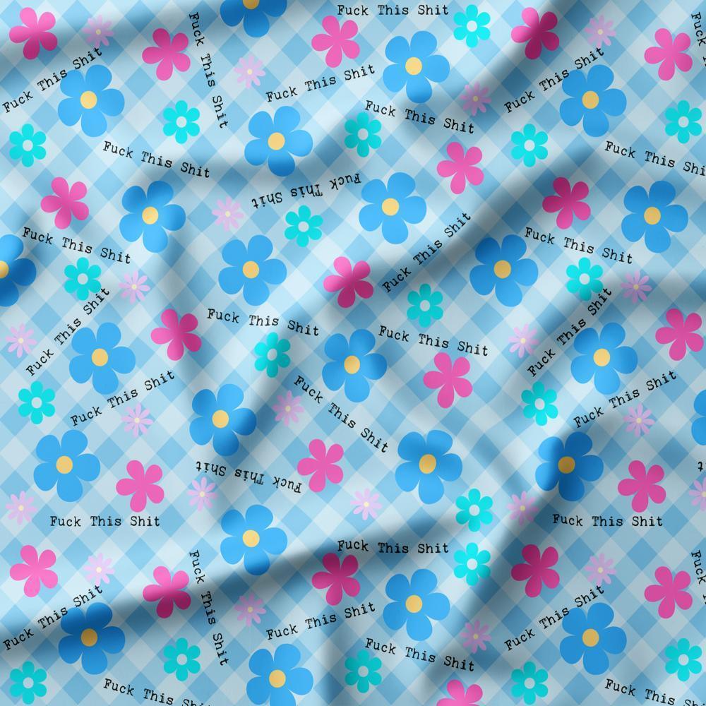 Swear Word Fabric 500 – swearing fabric custom printed Australia, made-to-order | Fabric by Missy Rose