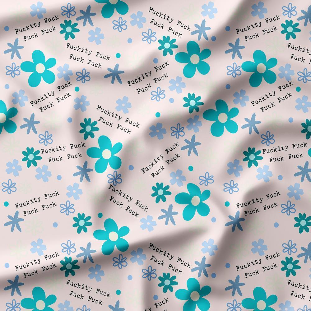 Swear Word Fabric 506 – swearing fabric custom printed Australia, made-to-order | Fabric by Missy Rose