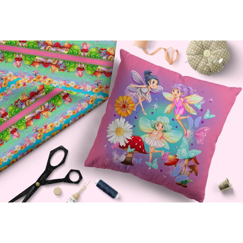 Design 507 Fairy Fabric – pre-order designer fabric Australia | Fabric by Missy Rose