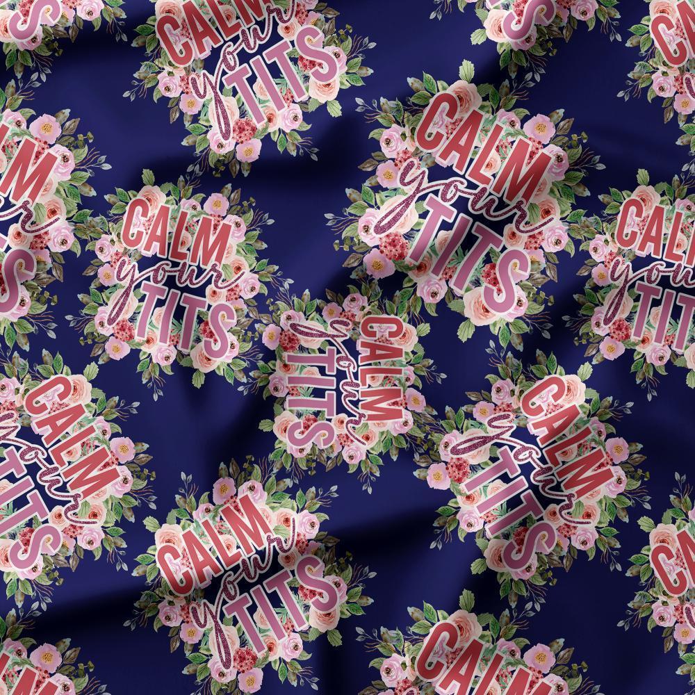 Swear Word Fabric 517 – swearing fabric custom printed Australia, made-to-order | Fabric by Missy Rose