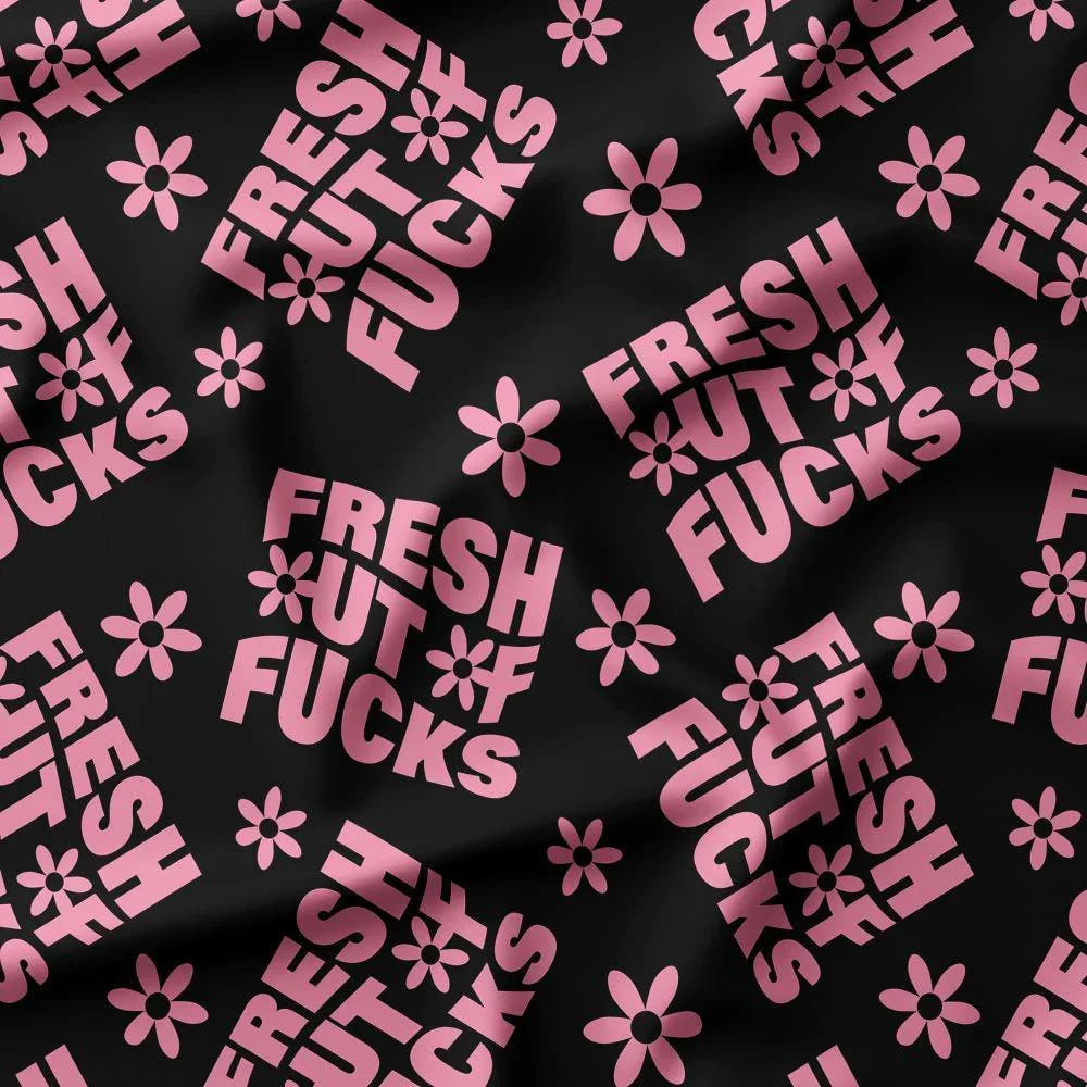 Swear Word Fabric 519 – swear word fabric Australia, custom printed pre-order | Fabric by Missy Rose