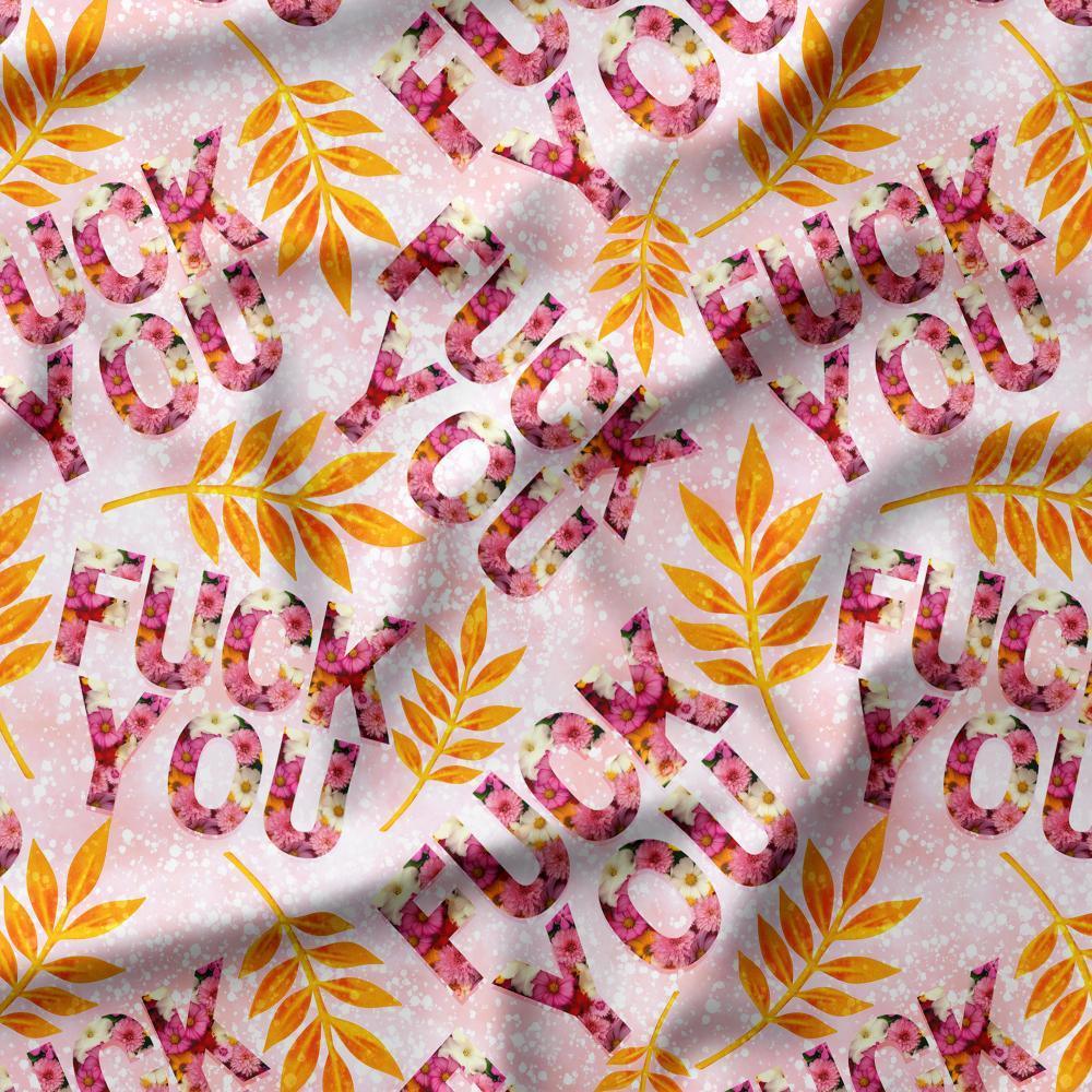 Swear Word Fabric 520 – swearing fabric custom printed Australia, made-to-order | Fabric by Missy Rose