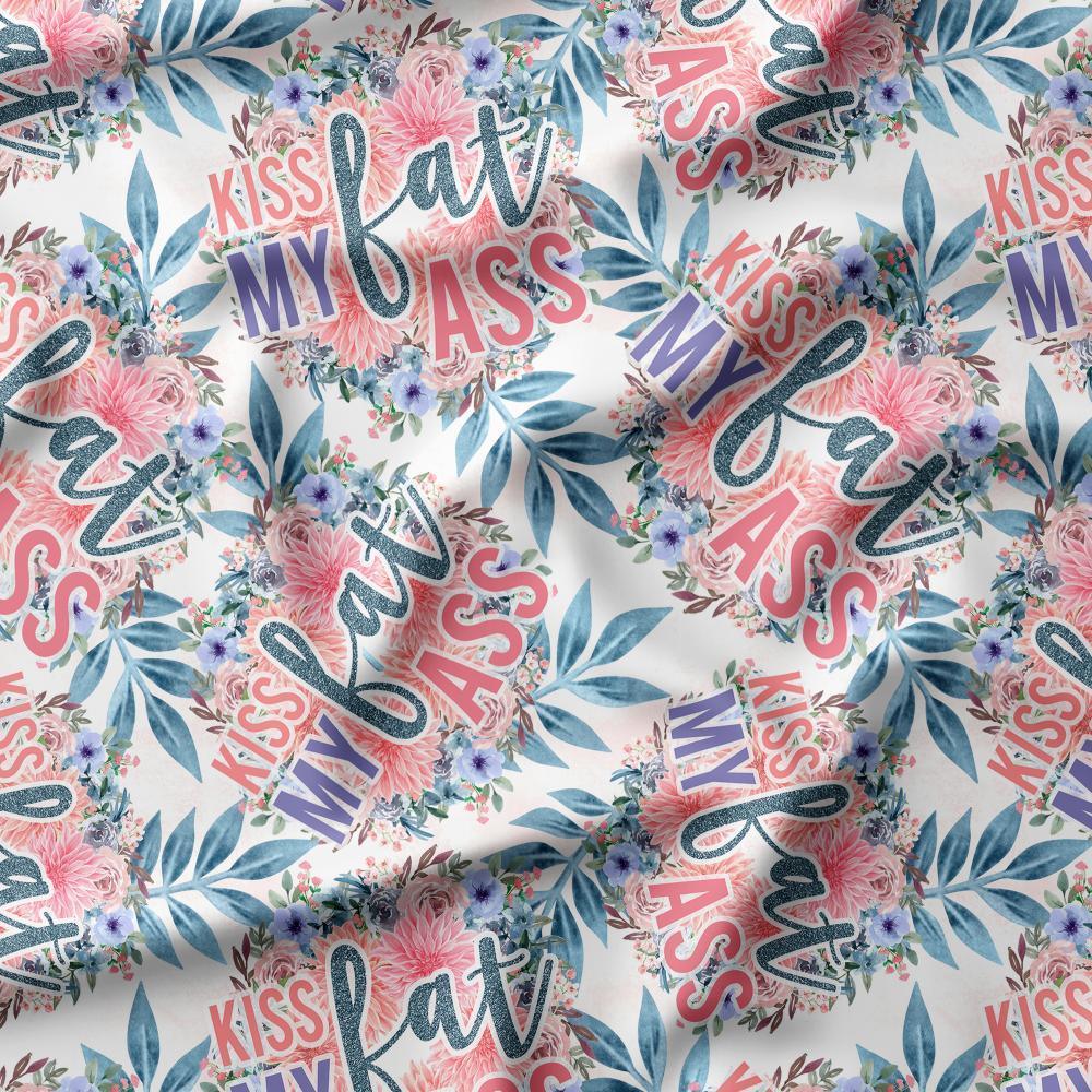 Swear Word Fabric 532 – profanity fabric for sewing, custom printed Australia | Fabric by Missy Rose