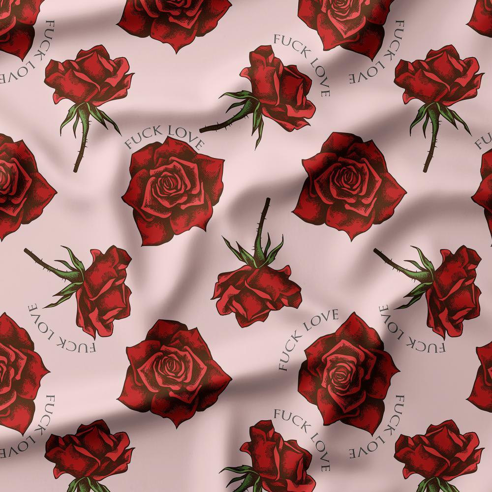 Swear Word Fabric 541 – profanity fabric for sewing, custom printed Australia | Fabric by Missy Rose