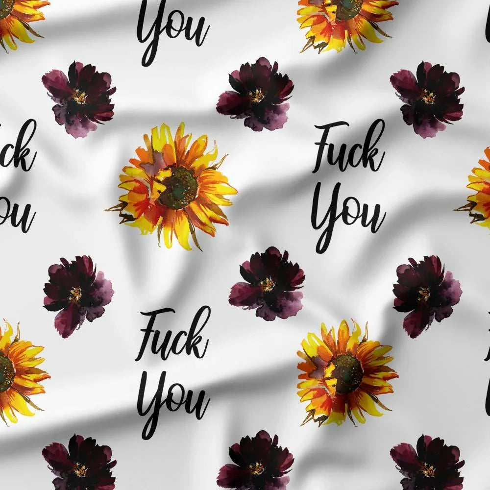 Swear Word Fabric 542 – swearing fabric custom printed Australia, made-to-order | Fabric by Missy Rose