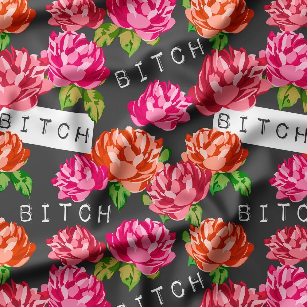 Swear Word Fabric 544 – profanity fabric for sewing, custom printed Australia | Fabric by Missy Rose