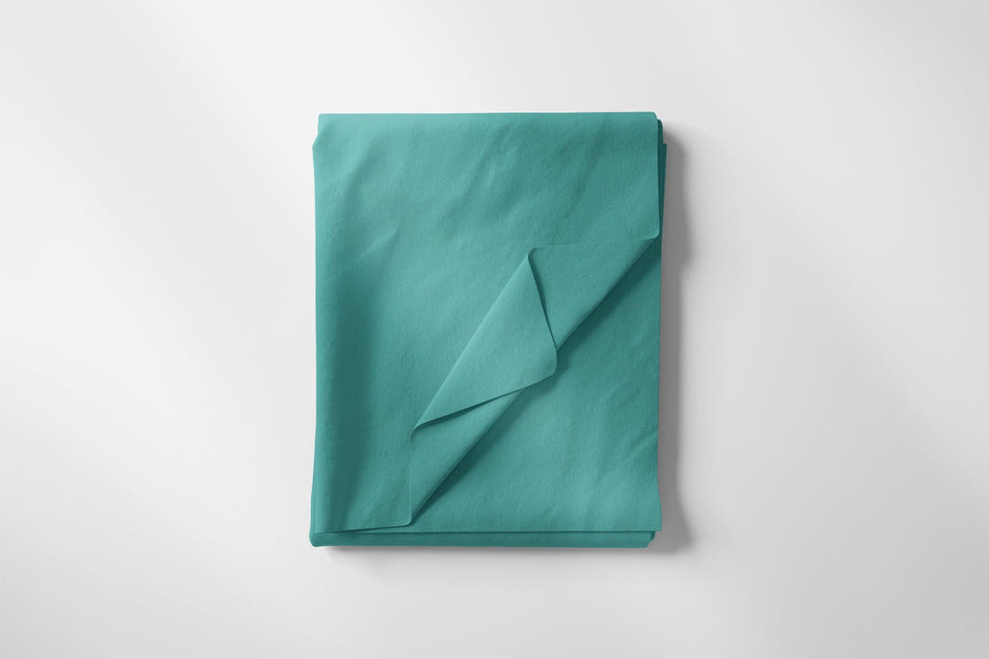 Teal Solid Knit 220 Fabric – premium custom printed fabric for sewing | Fabric by Missy Rose