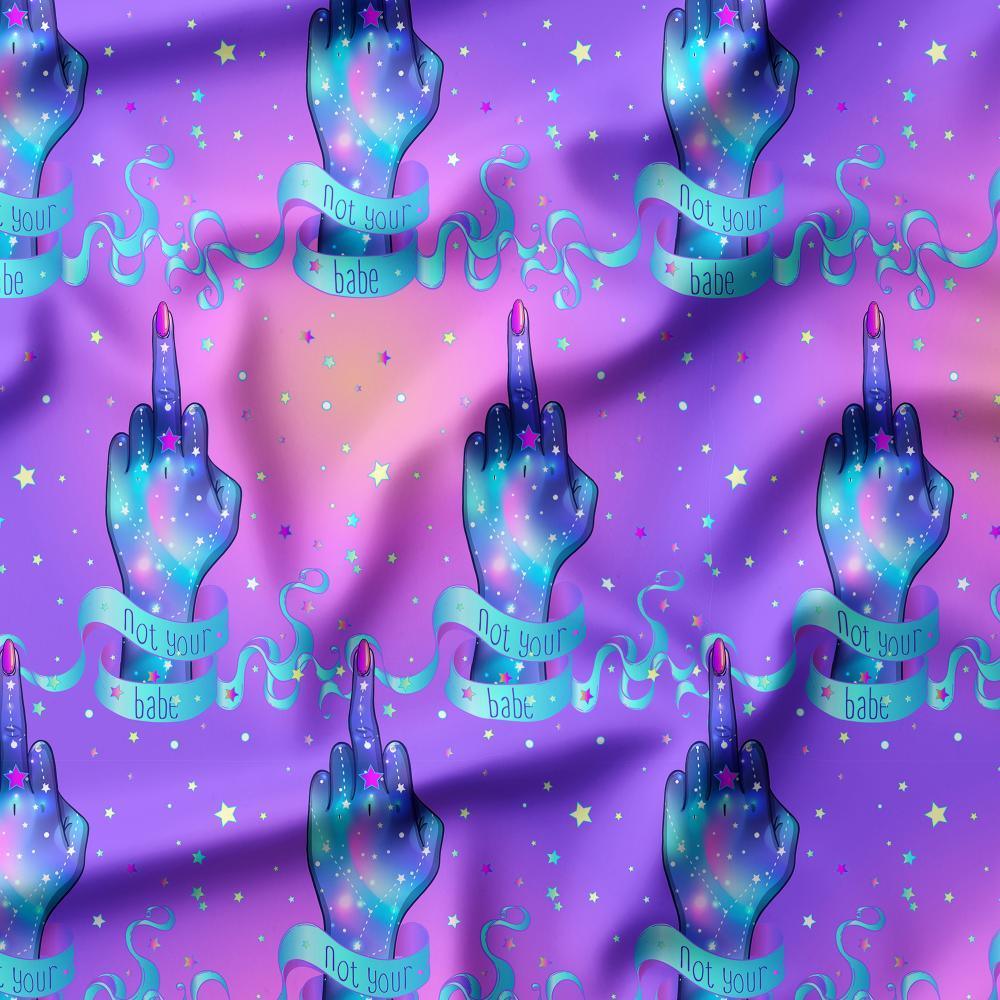 Novelty Swearing Fabric 557 – cheeky novelty fabric by the metre, made-to-order | Fabric by Missy Rose