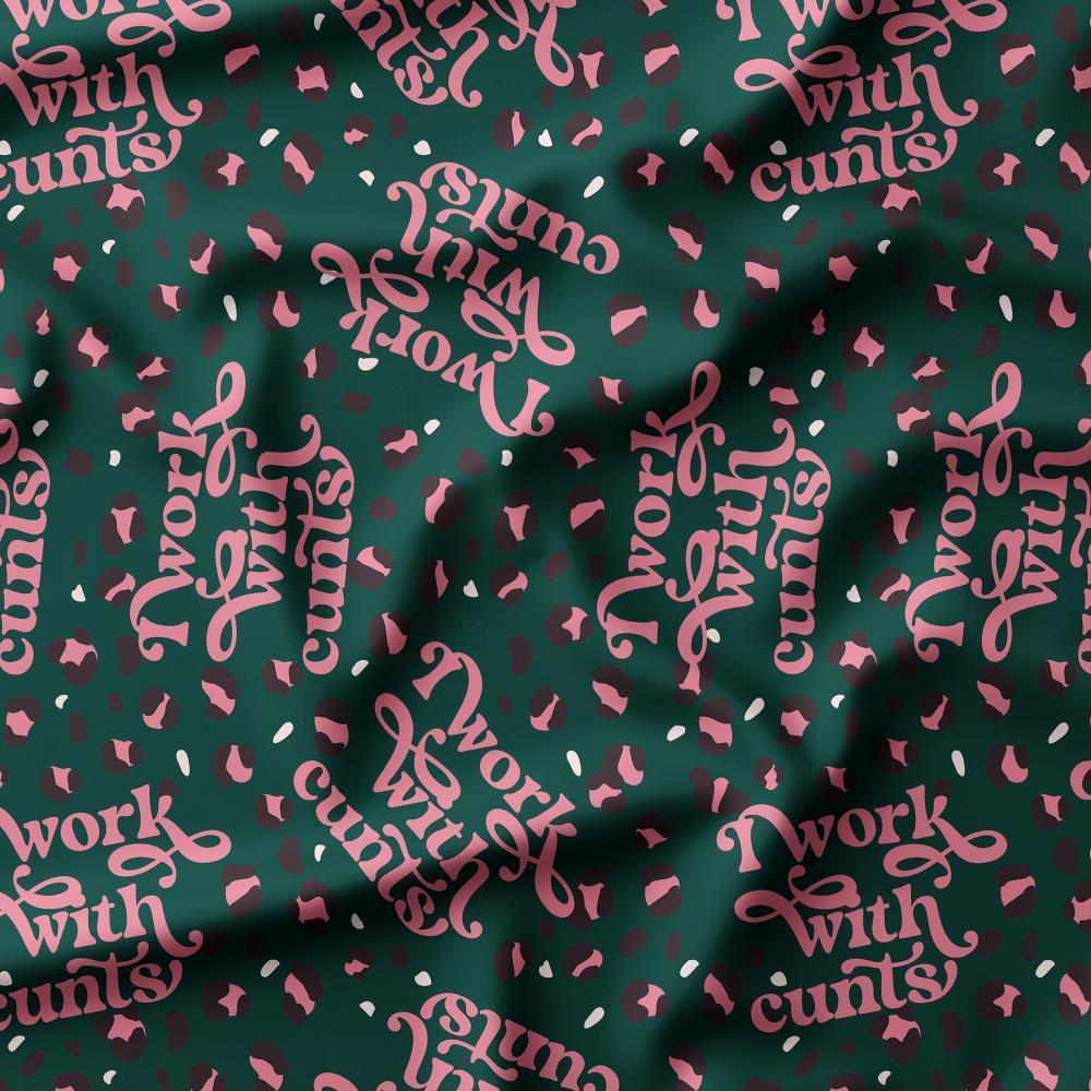 Novelty Swearing Fabric 55 – cheeky novelty fabric by the metre, made-to-order | Fabric by Missy Rose