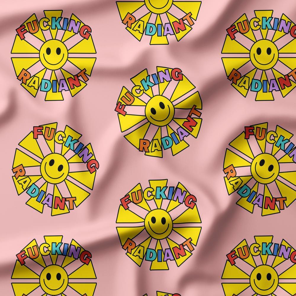 Novelty Swearing Fabric 560 – cheeky rude print fabric for sewing, pre-order | Fabric by Missy Rose