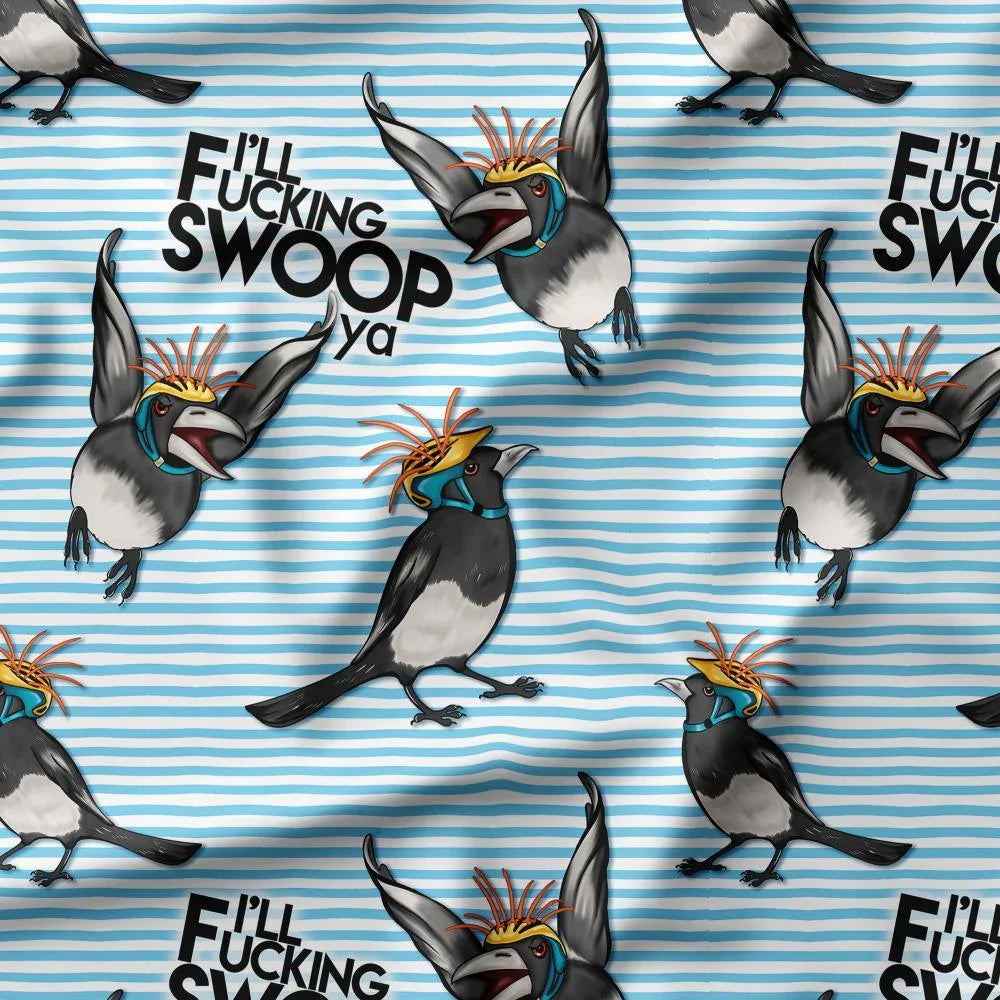 Novelty Swearing Fabric 561 – cheeky novelty fabric by the metre, made-to-order | Fabric by Missy Rose