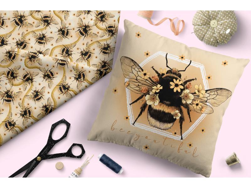 Design 56 Panel Fabric – Australian custom printed fabric pre-order | Fabric by Missy Rose