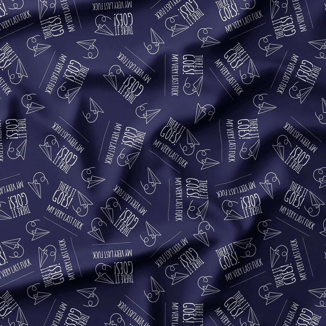 Novelty Swearing Fabric 56 – rude funny novelty fabric, pre-order by the metre | Fabric by Missy Rose