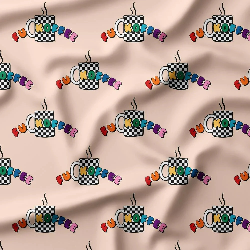 Novelty Swearing Fabric 574 – cheeky novelty fabric by the metre, made-to-order | Fabric by Missy Rose