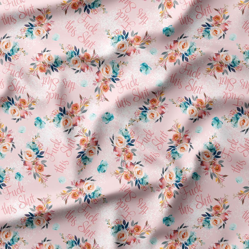 Novelty Swearing Fabric 585 – cheeky novelty fabric by the metre, made-to-order | Fabric by Missy Rose