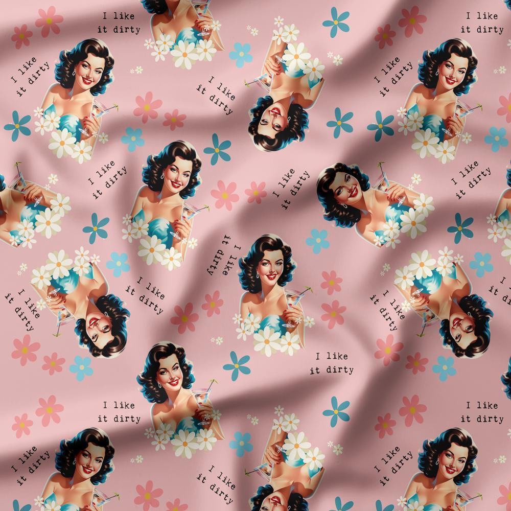 Novelty Swearing Fabric 587 – cheeky rude print fabric for sewing, pre-order | Fabric by Missy Rose