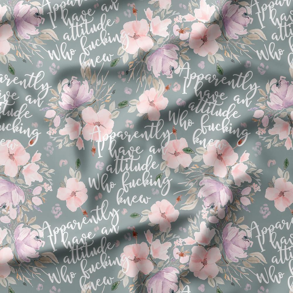 Novelty Swearing Fabric 588 – cheeky novelty fabric by the metre, made-to-order | Fabric by Missy Rose