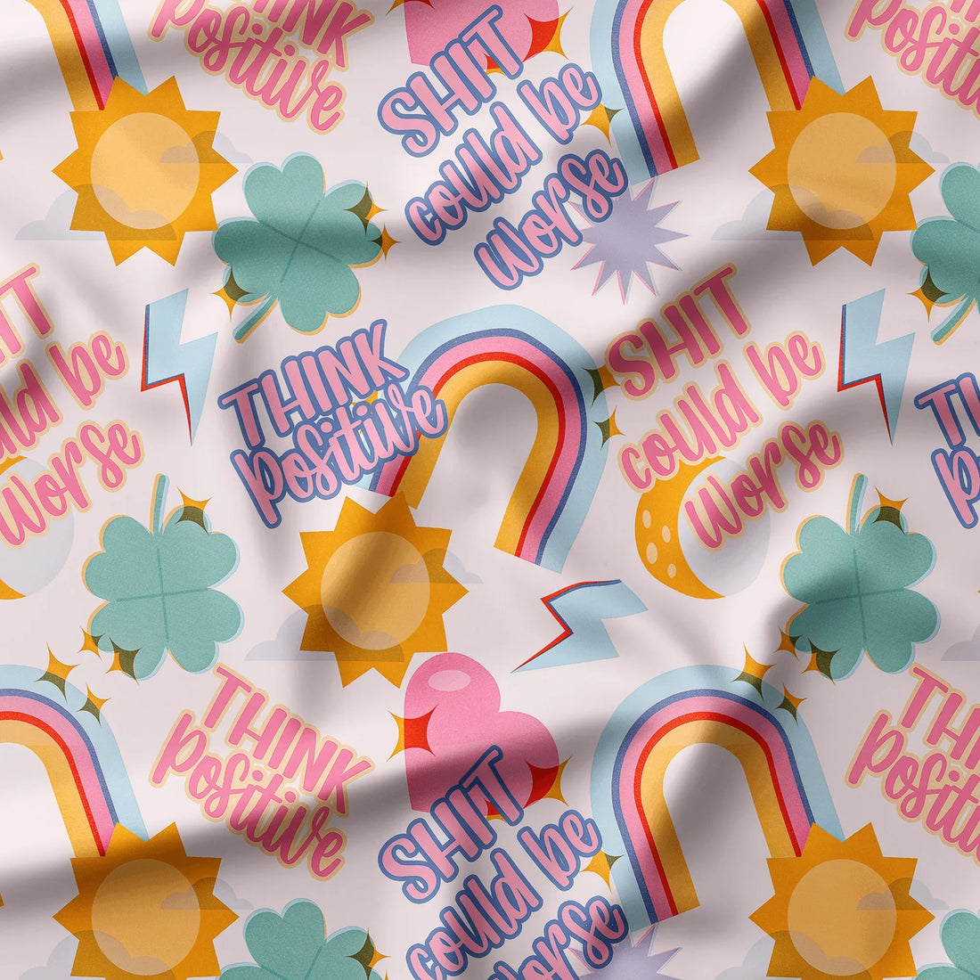 Novelty Swearing Fabric 59 – cheeky novelty fabric by the metre, made-to-order | Fabric by Missy Rose