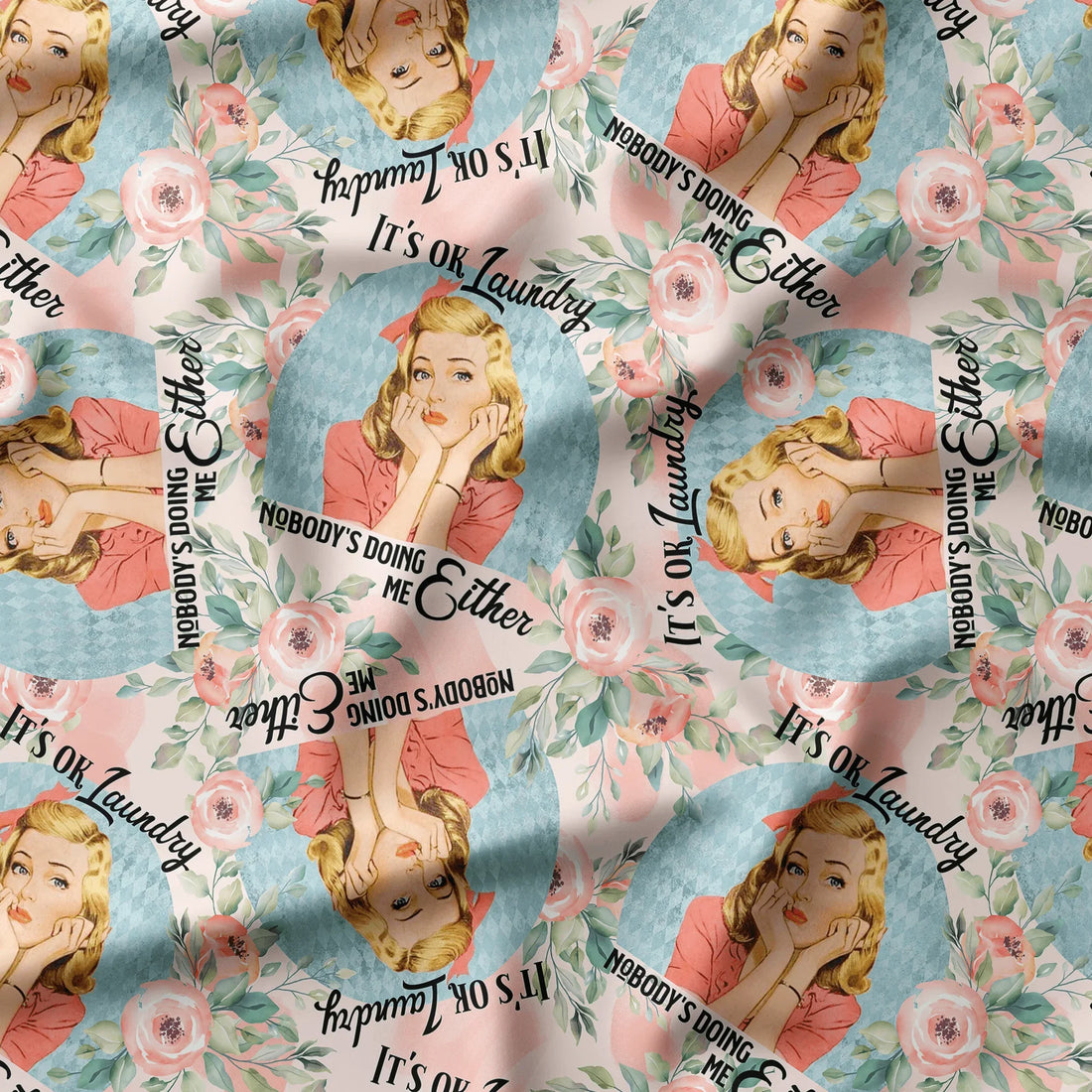 Swear Word Fabric 61 – swearing fabric custom printed Australia, made-to-order | Fabric by Missy Rose