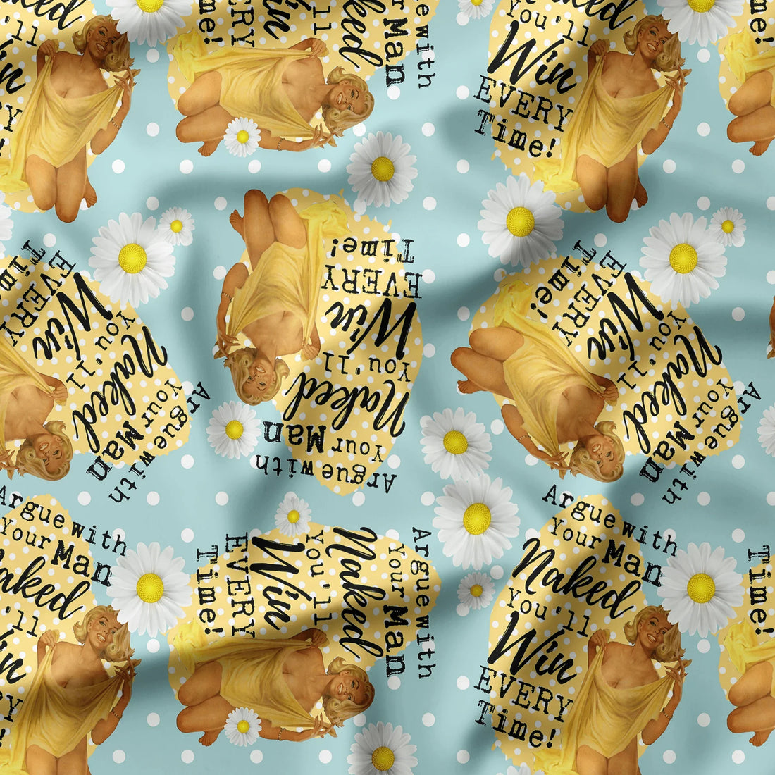 Swear Word Fabric 65 – swearing fabric custom printed Australia, made-to-order | Fabric by Missy Rose